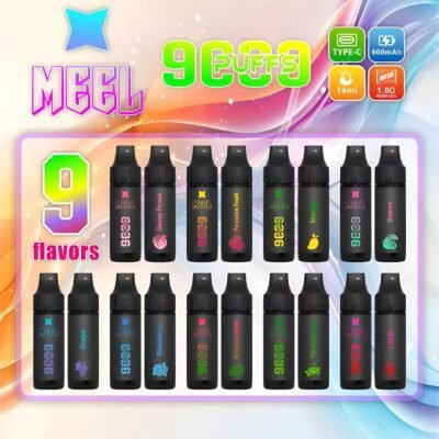 Meel 9000 Puffs 拋棄式電子煙 可充電一次性煙桿 台灣現貨
